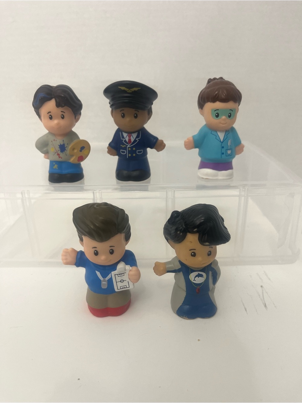 Careers Fisher-Price Little People toy Figure Set - pilot dentist bundle / lot